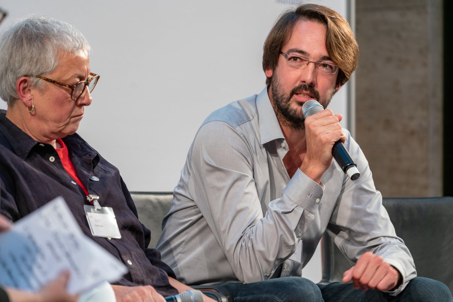 Bastian Hauck in der Diskussion